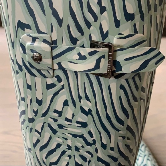 NEW Hunter Tall Coral Print Waterproof Boots 8 - Picture 4 of 12